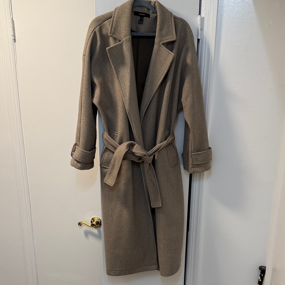 Forever 21 Tan Belted Trench Winter Fall Coat